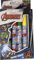 Avengers - Marvel - Uitwasbare stiften - 6 stuks