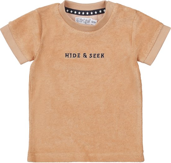 Dirkje R-HIDE AND SEEK Jongens T-shirt - Brown - Maat 68