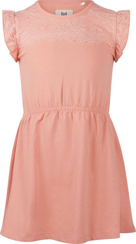 Koko Noko R-girls 4 Meisjes Jurk - Coral pink - Maat 122