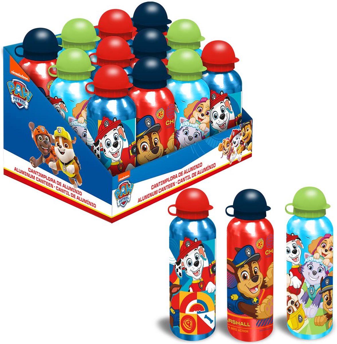 Paw Patrol Drinkfles 500 ml Verschillende Uitvoeringen
