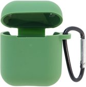 Premium Hoesje Geschikt Voor Airpods 1/2 - Groene Oplaadcase Van Plastic
