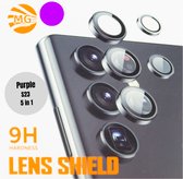Protecteur lens d'appareil photo MG adapté au Samsung Galaxy S23 - Violet