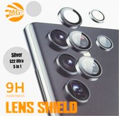 MG Camera lens protector Geschikt Voor Samsung Galaxy S22 Ultra - Zilver