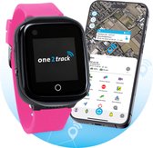 One2track Connect NEO Roze - GPS horloge voor kinderen - GPS smartwatch met bel en videofunctie.
