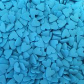 Sprinkles hartjes blauw 80 gram
