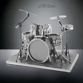 AliRose - 3D Bouwmodel - Metaal - DIY - Drum Set - Bouwset - Modelbouw - Muziekinstrument