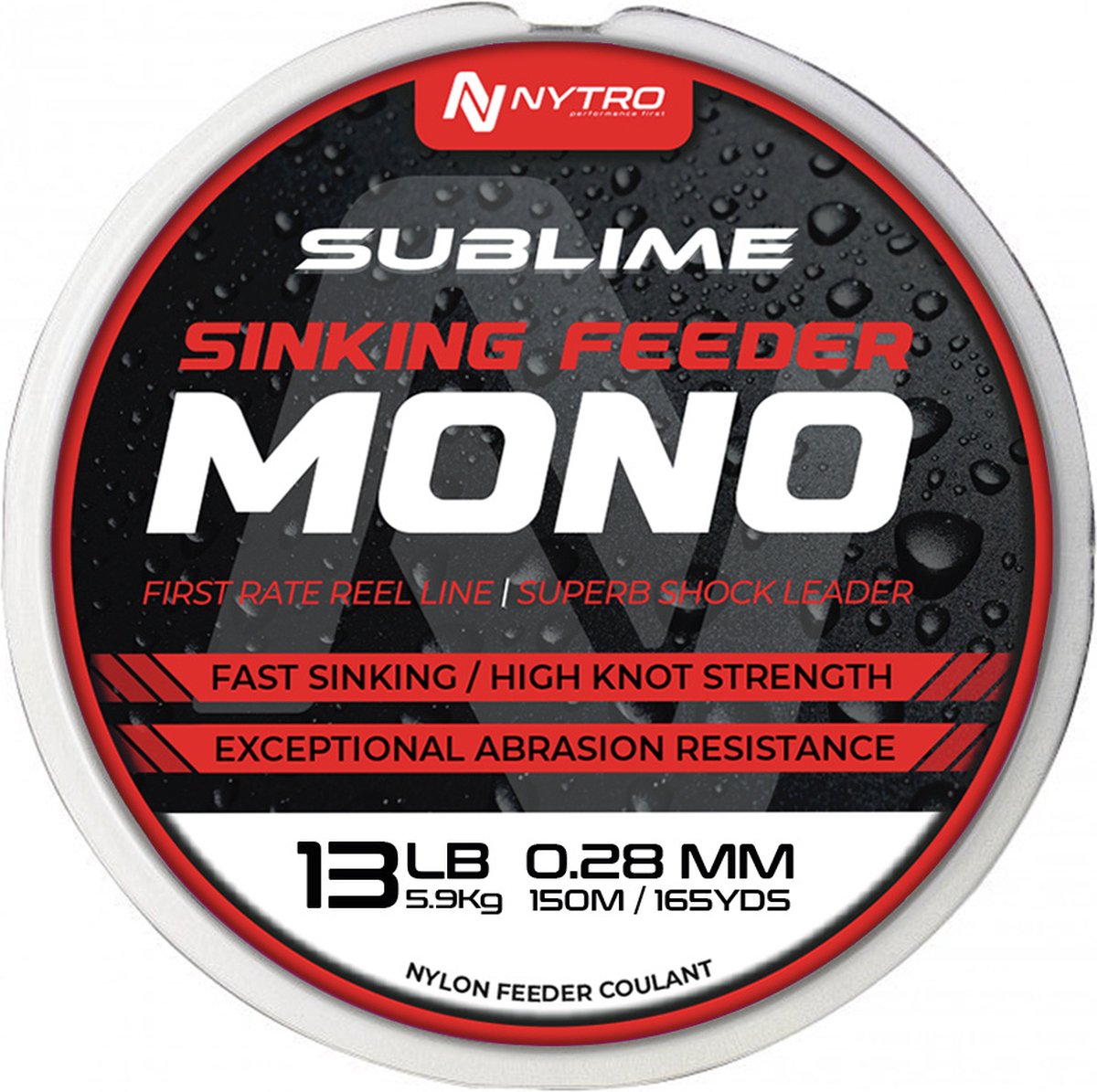 Nytro Sublime Sinking Feeder Mono (150m) - Maat : 0.16mm