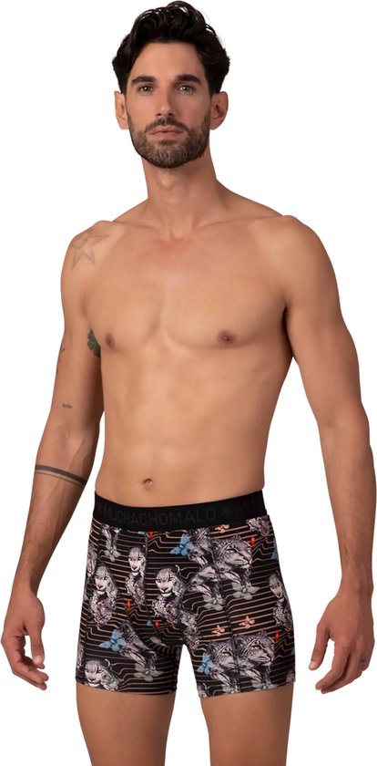 Muchachomalo Heren Boxershorts - 10 Pack - Maat L - 95% Katoen - Mannen Onderbroeken - Muchachomalo
