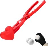 Outil de Fabrication de Boules de Neige Canard Jouet d'Hiver Extérieur avec Poignée Pince à Neige pour Sport, Enfants, Adultes, Garçons, Filles 20cmx5cmx5cm