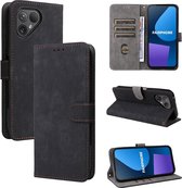 Geschikt voor Fairphone 5 - Book Case - Portemonnee Magnetische hoesje - Zwart