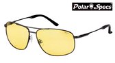 Polar Specs® Polariserende Nachtbril PS9030 – Gun Metal – Polarized Nightdriving – Medium – Unisex