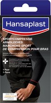 Hansaplast Sportcompressie Armsleeves - Sport - Zwart - One Size - Links en Rechts - Blessure - Arm - Sleeve - Compressie