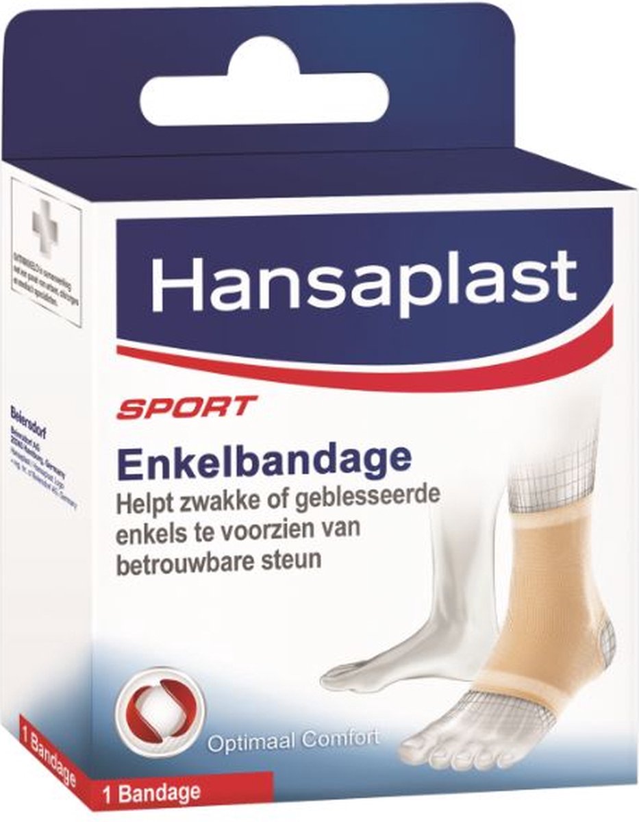 Hansaplast Sport - Enkelbandage - M - 1 stuk - Hansaplast
