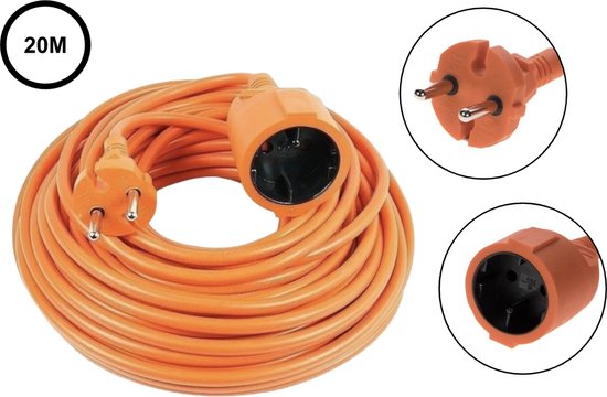 Brennenstuhl Verlengsnoer 20 meter IP44 Oranje kopen