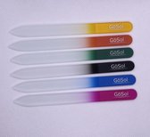 Nagelvijl|Glasvijl | merk Gösol | geschikt voor broze nagels | maxi | kleur geel