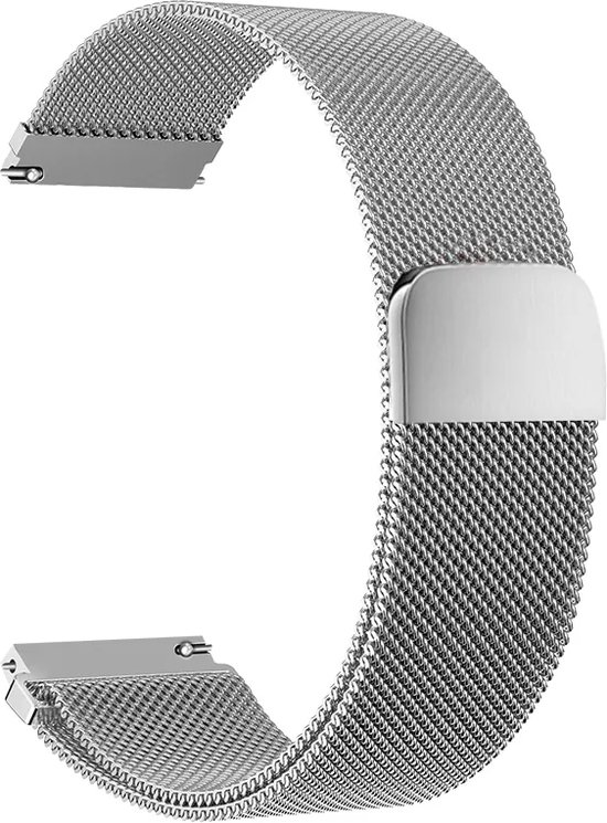 20mm Universeel RVS horlogeband Mesh Milanese Lus voor Smartwatch en voor een regulier horloge zoals Casio Rolex Seiko Tudor Pagani Fossil, Citizen, TAG HeuerHomage etc