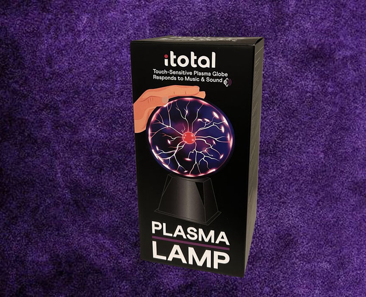 Boule de plasma : 15,2 cm - Sensible au toucher et au son - Boule  électrique Theefun à