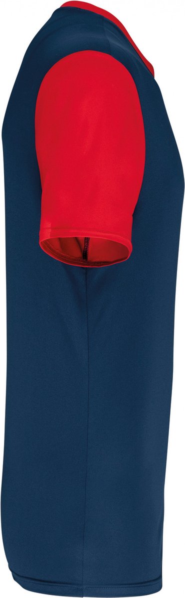 SportSportshirt Kind 4/6 years (4/6 ans) Proact Ronde hals Korte mouw Sporty Navy / Sporty Red 100% Polyester