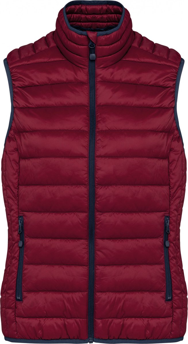 Kariban Ladies' lightweight sleeveless down jacket K6114 - Wine - XS