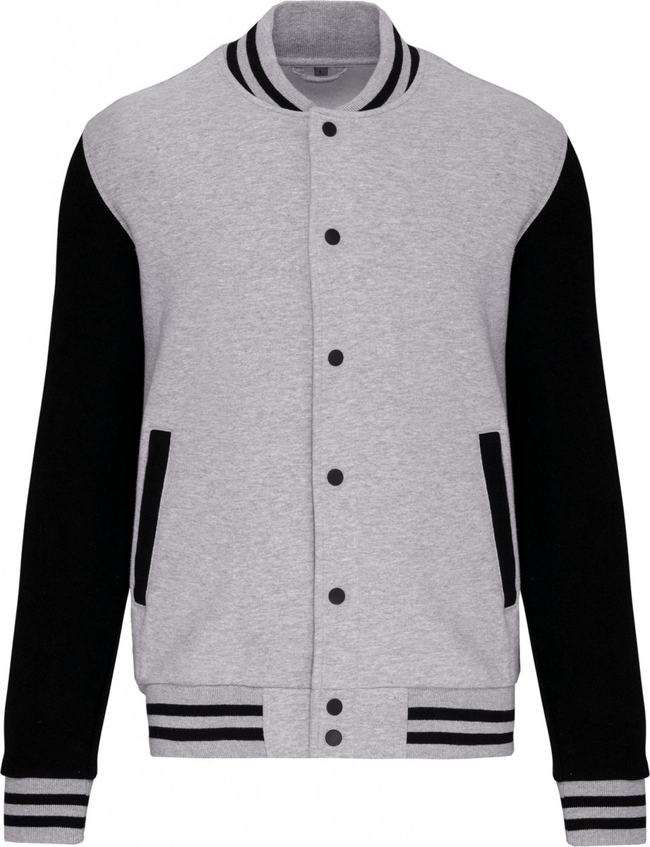 Kariban Kinder college jacket K498 Oxford 6/8 Y 6/8 ans Zwart
