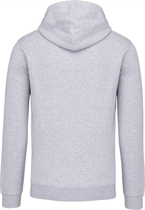 Sweatshirt Heren 4XL Kariban Lange mouw Oxford Grey / Black 80% Katoen, 20% Polyester