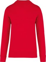Sweatshirt Unisex S Kariban Ronde hals Lange mouw Red 85% Katoen, 15% Polyester