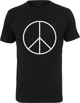 Mister Tee - Peace Heren T-shirt - XXL - Zwart