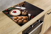 Inductiebeschermer - Christmas Diner - 91.2x52 cm - Inductiebeschermer - Inductie Afdekplaat Kookplaat - Inductie Mat - Anti-Slip - Keuken Decoratie - Keuken Accessoires