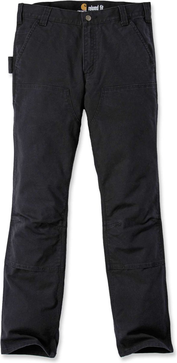 Carhartt Herenbroek Stretch Duck Double Front Zwart