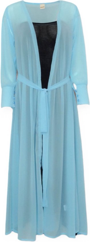 Ibramani Nathalie Outerwear - Cardigan Blouse - Losse Pasvorm Kimono - Zomer vest - Abaya Outer - Maxi Outer Dress - Strand Vest