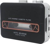 MULTIC Cassette Speler - Klassieke Retro Walkman Tape Cassette Recorder - Automatisch Terugspelen - Inclusief Draagtas & Oortjes - Zwart