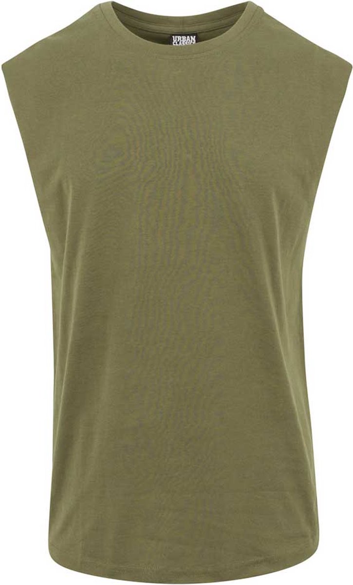 Urban Classics Open Edge Tanktop 4XL Groen