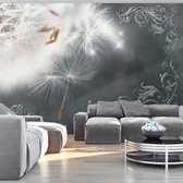Fotobehangkoning - Behang - Vliesbehang - Fotobehang Bloemen in het Zonlicht - 400 x 280 cm