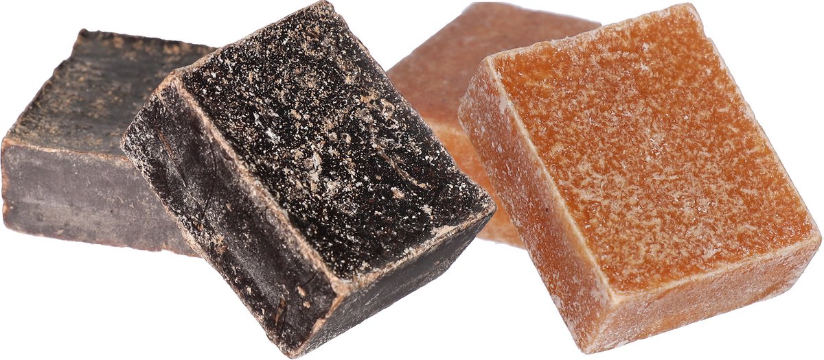 Ideas4seasons Amberblokjes/geurblokjes - amber en ylang ylang - 6x stuks - huisparfum