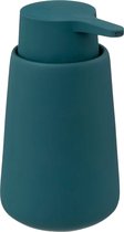 5Five Zeeppompje/dispenser Colorama Lotion - petrol blauw - 8 x 15 cm - 250 ml - kunststeen