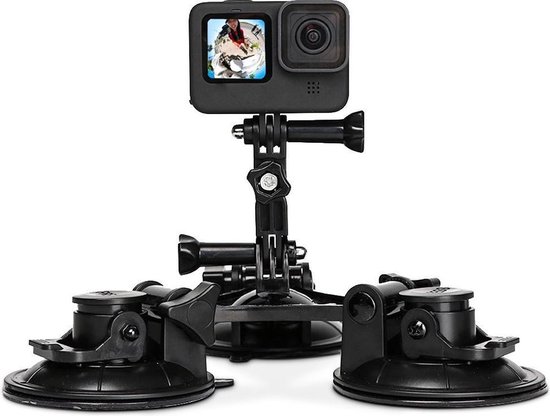 WiseGoods Premium Car GoPro Mount Mount Camera - Support Action Camera avec  ventouses