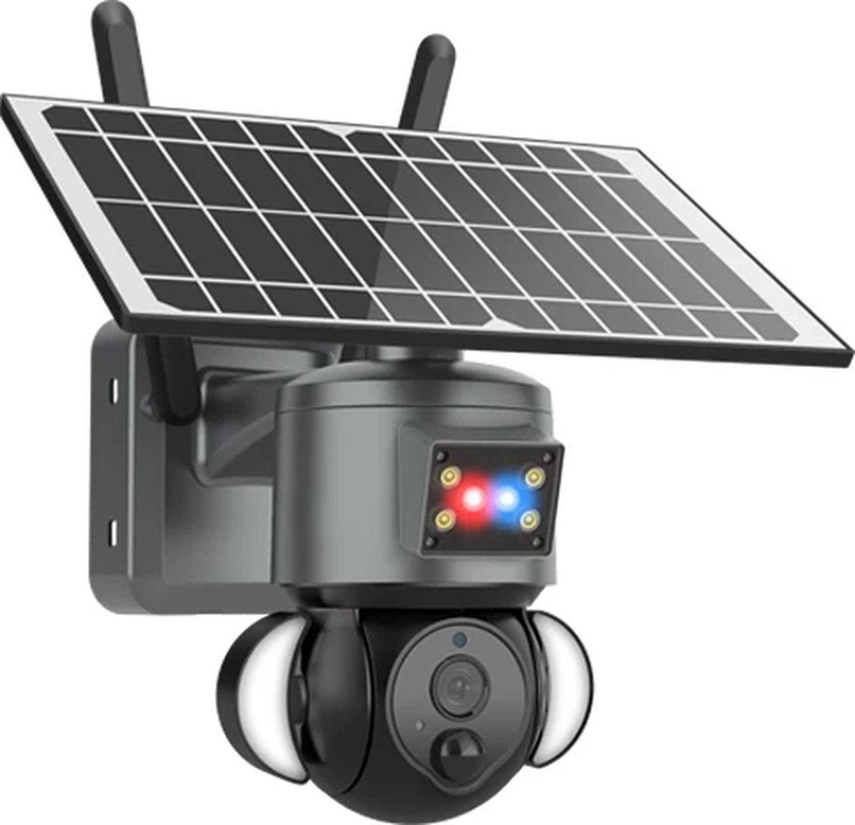 DrPhone SolarGuard – 4G Solar Camera – 3MP Camera – Zonnepaneel Camera - Pan / Tilt - Zonne Energie – 2 Weg Audio – Beveiligingscamera - Zwart