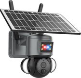 DrPhone SolarGuard – Caméra Solar 4G – Caméra 3MP – Caméra à panneau solaire – Pan /inclinaison – Énergie solaire – Audio 2 voies – Caméra de sécurité – Zwart