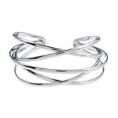 Marama - armband Arame Zilver - damesarmband - zilver plated - lood en nikkelvrij