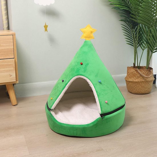 Kerstcadeau Kat: Ontdek Unieke Geschenkideeën en Tips! 15 Kattenbed Kerst Hondenbedden Zacht Wasbaar Kattenhol Kerstboom Huisdierbed Hondensofa Kattensofa Slaapplaats voor Katten Honden