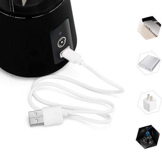 Livano Portable Blender - Shakebeker Met Mixer - Draadloze Blender - Elektrische Shakebeker - Blender To Go - Draagbare Blender - Groen van Livano — afbeelding 2