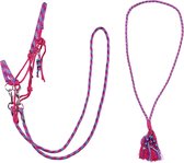 QHP - Touwhalster & Neckrope Liberty - Fuchsia - Xtra Full