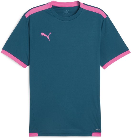 PUMA teamLIGA Jersey Heren Sportshirt - Ocean Tropic-Poison Pink