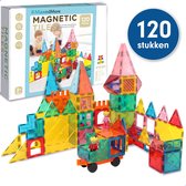 Magnetische Tiles - 120 stuks – Magnetische bouwstenen - Constructiespeelgoed – Educatief speelgoed