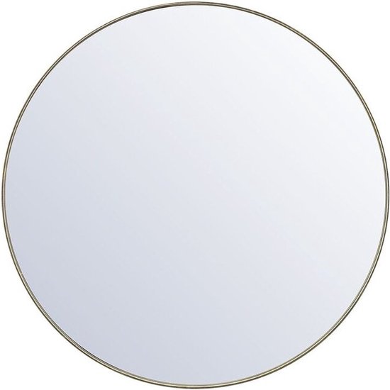 Spiegel Groot Rond - Spiegels - Wandspiegel - Goud Frame - Gouden Rand - 120 cm