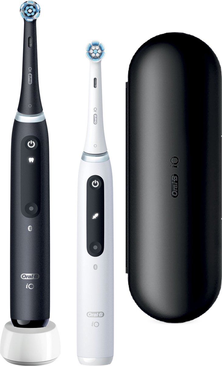 Afbeelding 2 van Oral-B iO 5 - Black & White - Elektrische Tandenborstels - Ontworpen Door Braun