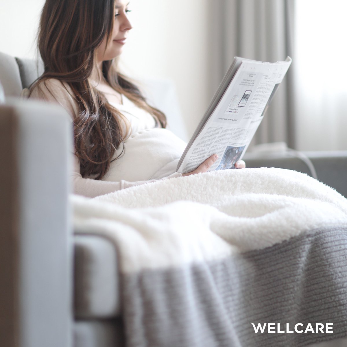 Wellcare WE-167OBHD 2-in-1 Elektrische warmte onder- en overdeken | Patchworkontwerp | 4D DWF-technologie | 130 x 160cm | Nap, zacht, baby- en vlechtfleece – foto 6