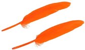 Hobbyveren - Knutselveren - Oranje - 11-15cm - 20 Stuks