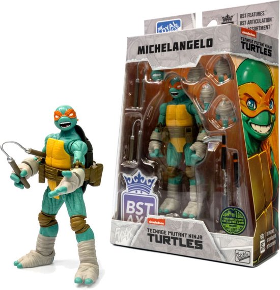 Teenage Mutant Ninja Turtles BST AXN Action Figure Michelangelo (IDW Comics) 13 cm