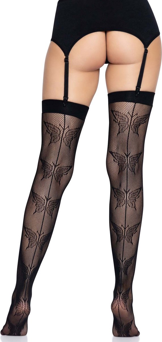 Goedkoopste butterfly backseam thigh highs